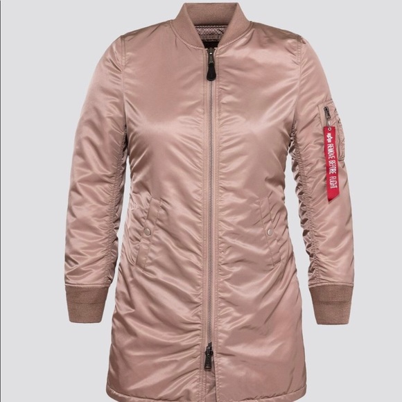 Alpha Industries Jackets Coats Nwt Alpha Industries Ma Long W Flight Jacket Poshmark